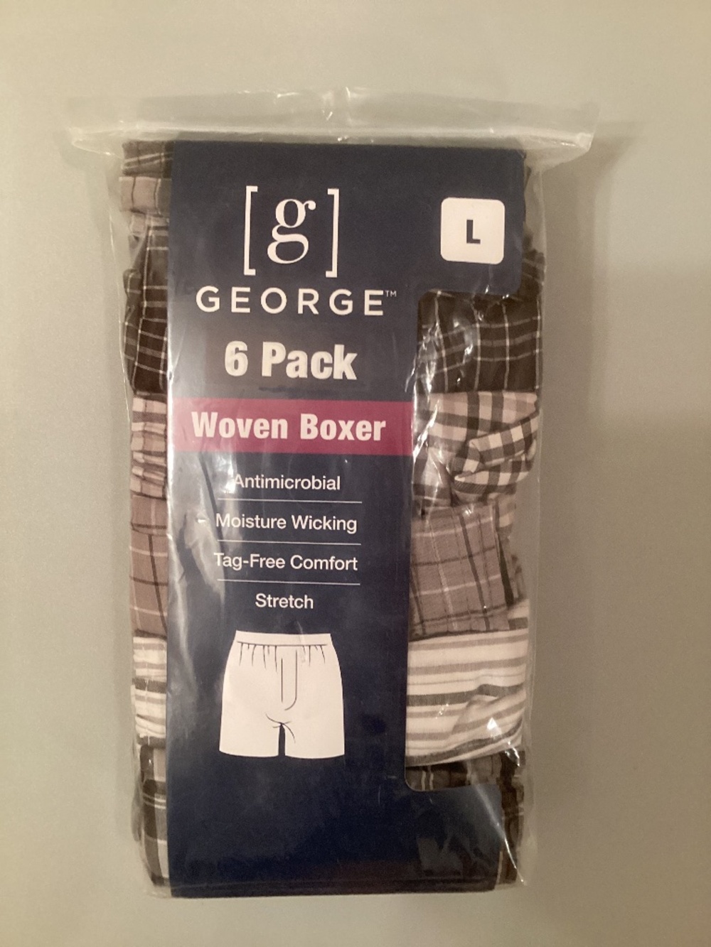 George’s 6 pk of boxers (L)